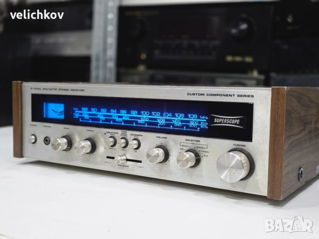 Ресивър Superscope R-1220L е проектиран в Marantz USA, снимка 5 - Ресийвъри, усилватели, смесителни пултове - 51438325