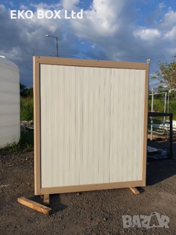 135см./210см. Охранителна кабина/Кабина за охрана/Панелен павилион/Търговска будка/Сандвич панел, снимка 4 - Друго търговско оборудване - 28229289