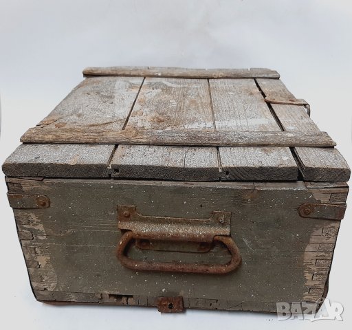 Стар военен сандък, от патрони(12.6), снимка 9 - Антикварни и старинни предмети - 43806330