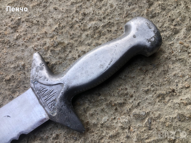 стар водолазен нож - MADE IN HUNGARY, снимка 6 - Ножове - 46403255