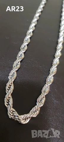 Мъжки синжир от неръждаема стомана 8 мм, снимка 3 - Колиета, медальони, синджири - 53265211