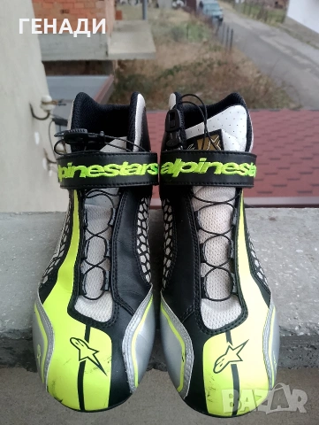 мото/карт боти 42 номер alpinestars , снимка 10 - Други спортове - 53136714