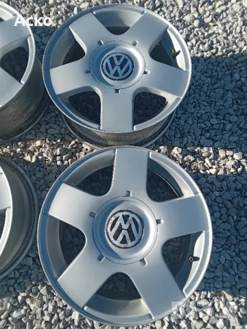 5x100 .15цола 6j ET38 оригинални VOLKSWAGEN , снимка 2 - Гуми и джанти - 48388209