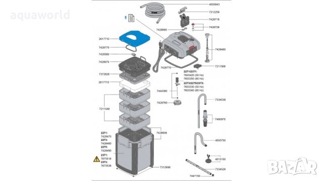 "ПРОМОЦИЯ" Външен Филтър EHEIM Professional 4+ 350, снимка 4 - Оборудване за аквариуми - 39488482