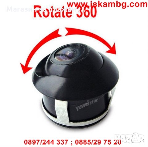 Водоустойчива мини камера CCD за предно виждане 360 градуса  код 1256, снимка 10 - Аксесоари и консумативи - 28384817