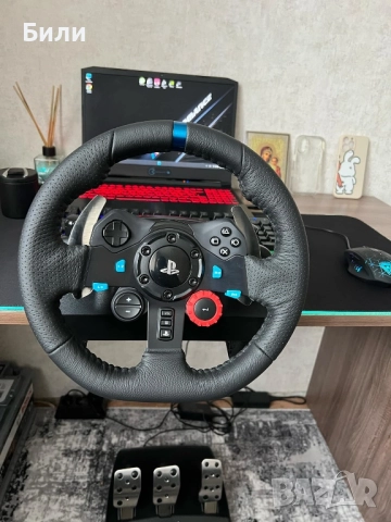 Logitech G29+Shifter , снимка 9 - Други игри и конзоли - 51778055