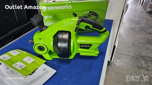 Уред за почистване на канали с 24V батерия Greenworks G24DA, снимка 5 - Други - 49720097