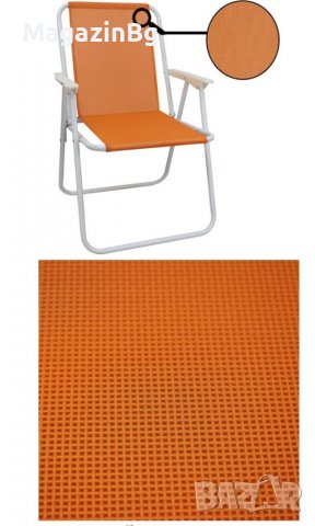 Сгъваем стол, Изработен от стомана и textilene stol , снимка 2 - Къмпинг мебели - 36467650