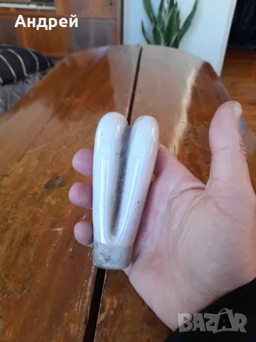 Стар порцеланов изолатор #5, снимка 3 - Други ценни предмети - 48653021