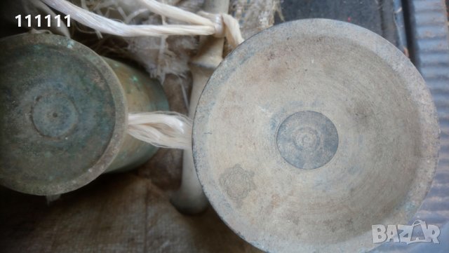 Голямо месингово хаванче 4кг. Много рядко и малко месингови хапване , снимка 18 - Колекции - 19504606