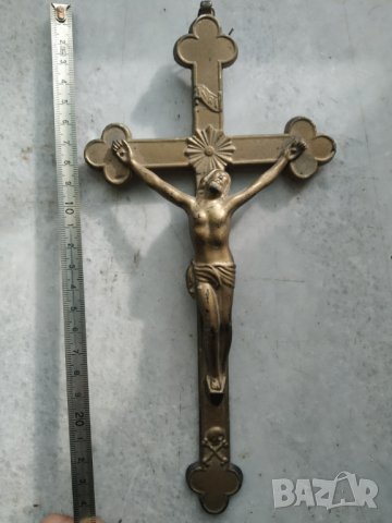 стар кръст,разпятие, снимка 2 - Антикварни и старинни предмети - 38973952