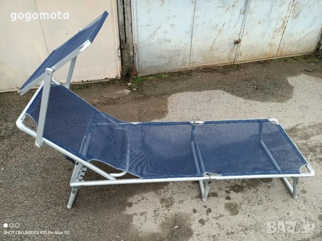 шезлонг алуминиев, сгъваемо алуминиево легло, туристическо сгъваемо легло , снимка 7 - Други стоки за дома - 49728493