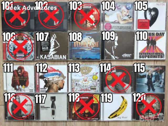 Rock/Punk Metal Music Albums CDs Оригинални Рок Пънк Музикални Дискове, снимка 7 - CD дискове - 46680866