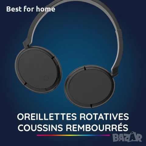 Безжични слушалки с USB приемник R-Music - RM311012, снимка 5 - Слушалки и портативни колонки - 48201329