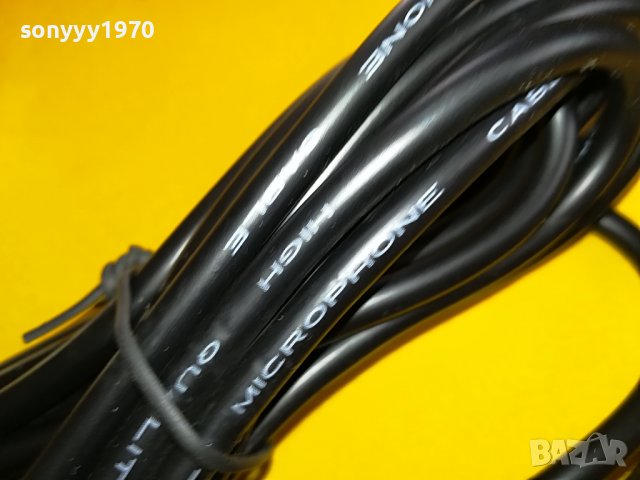 high quality prifessional-профи кабел за микрофон 2705221117, снимка 11 - Микрофони - 36890517