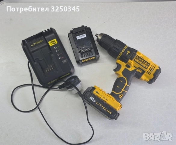 Ударен винтоверт Stanley 18v