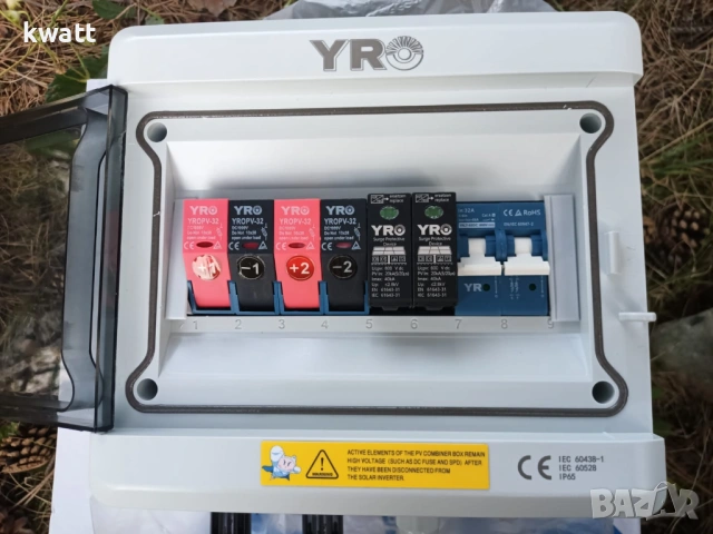 Табло за слънчеви панели 2 входа 1 изход 600V 32А, снимка 2 - Друга електроника - 53514803