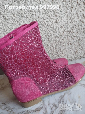 цикламени летни боти-40номер, снимка 11 - Дамски боти - 50564677