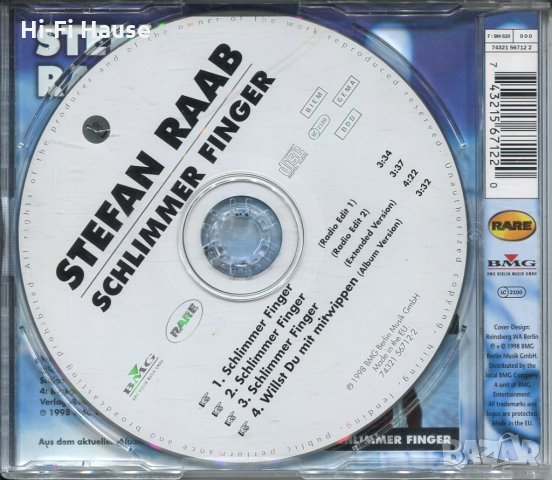 Stefan raab-Schlimmer finger, снимка 2 - CD дискове - 35644439