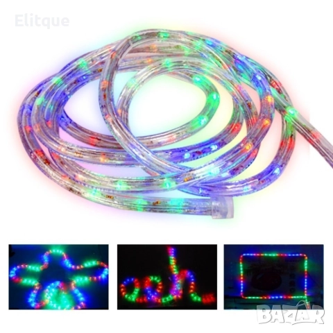 Светещ LED маркуч за коледна украса, снимка 5 - Лед осветление - 52650881