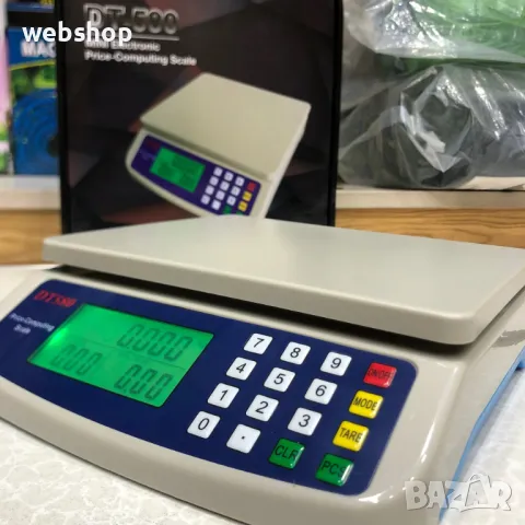 Компактна Електронна везна подходяща за търговия, до 30 кг