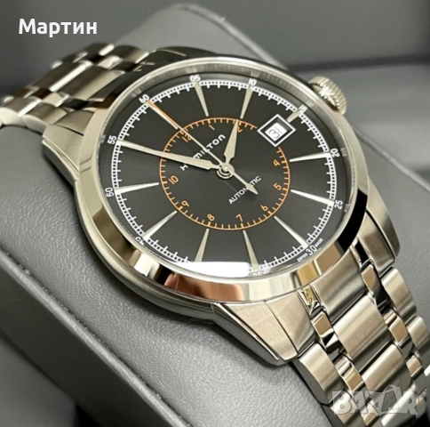 Автоматичен часовник ХАМИЛТЪН - HAMILTON - American Classic Railroad Auto - H40555131, снимка 3 - Мъжки - 52398817