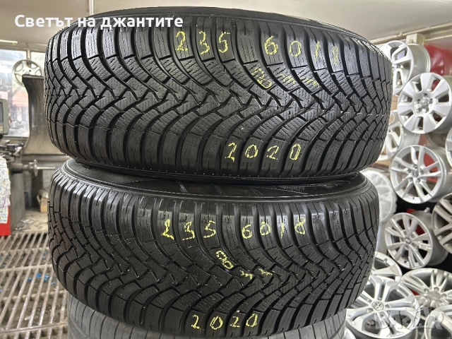 2 броя Зимни Гуми 235/60/18 Falken