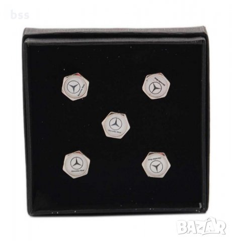 Код 40130 Капачки за автомобилни вентили с логото на Мерцедес Бенц / Mercedes-Benz