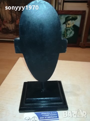 ДЪРВЕНА МАСКА НА СТОЙКА ОТ ФРАНЦИЯ 0312231002, снимка 12 - Антикварни и старинни предмети - 43249915