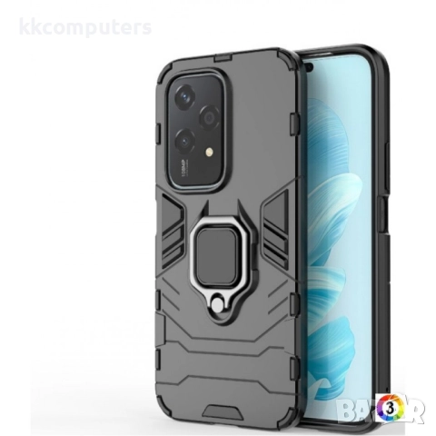 Honor 200 Lite 5G PC + TPU Удароустойчив Ring Holder Калъф и Протектор, снимка 4 - Резервни части за телефони - 52610956