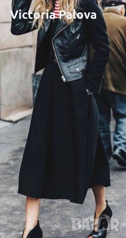 Черна рокля BEXLEYS WOMAN лен и вискоза, снимка 16 - Рокли - 32216359