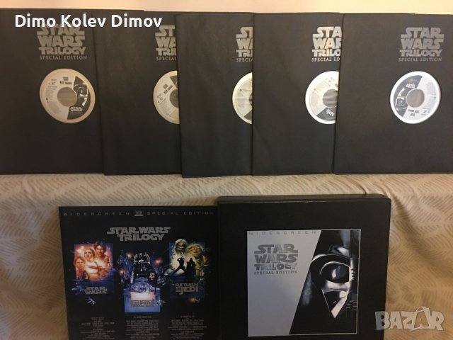 STAR WARS Trilogy Laserdisc NTSC Перфетно Състояние!, снимка 5 - Други жанрове - 40549011