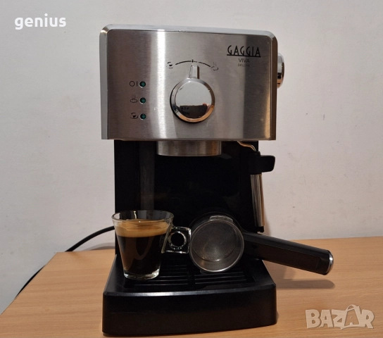 Кафемашина Saeco Poemia Gaggia viva deluxe, снимка 3 - Кафемашини - 52456671