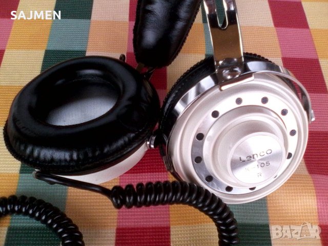 Lenco K105 - Vintage Retro Funky Cool Headphones, снимка 8 - Слушалки и портативни колонки - 27077976