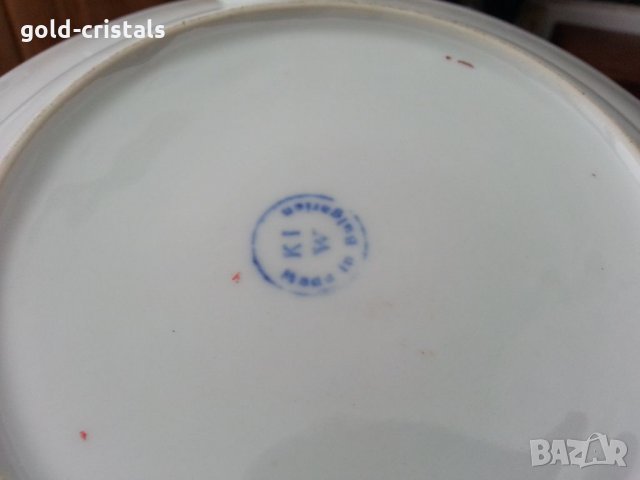 Стар български порцелан чинии, снимка 6 - Антикварни и старинни предмети - 33205723
