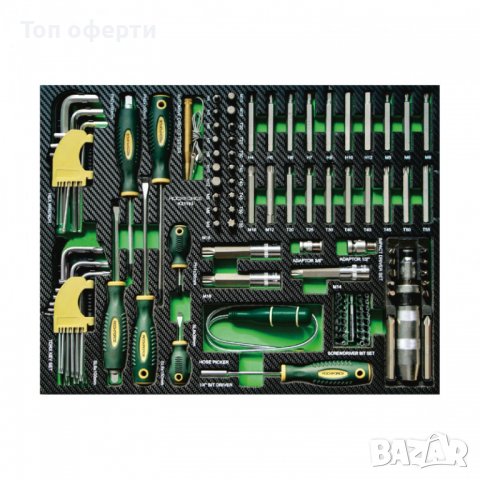 Шкаф с инструменти с 7 чекмеджета – 5 пълни RockForce, снимка 9 - Куфари с инструменти - 38223448