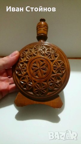 Дървена манерка, снимка 4 - Антикварни и старинни предмети - 28988510