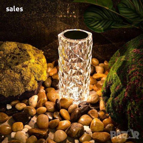 Декоративна Кристална Лампа с вградена тонколонка блутут и дистанционно