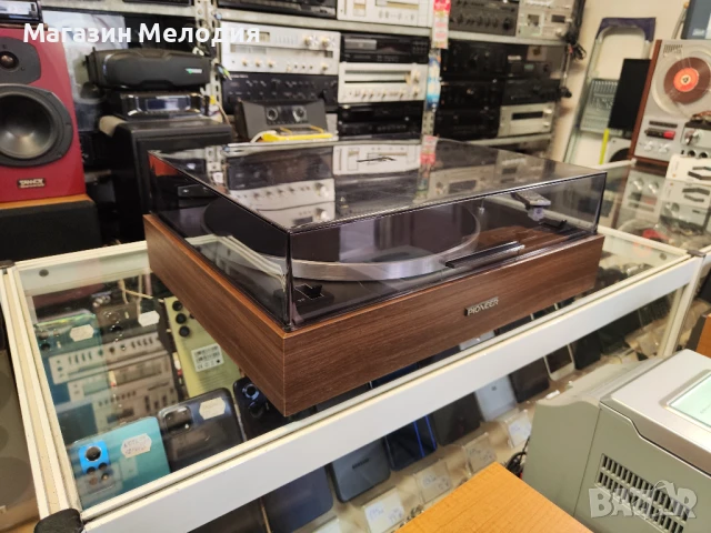 Грамофон Pioneer PL-120 с чисто нова игла! В отлично техническо и визуално състояние., снимка 4 - Грамофони - 51377185