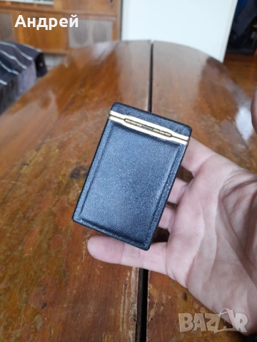 Стар кожен калъф,табакера за цигари, снимка 5 - Други ценни предмети - 53486833