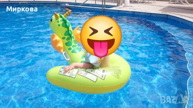 Надуваеми играчки (акула, костенурка, топка-фотьойл, пояси, дракон), снимка 8 - Водни спортове - 50288360