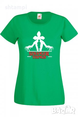 Дамска Тениска Stranger Things 6,Филм,Сериал,, снимка 7 - Тениски - 37315050
