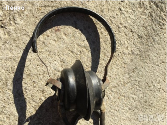 стари военни слушалки с микрофон "Октава" - СССР, снимка 4 - Антикварни и старинни предмети - 35498255