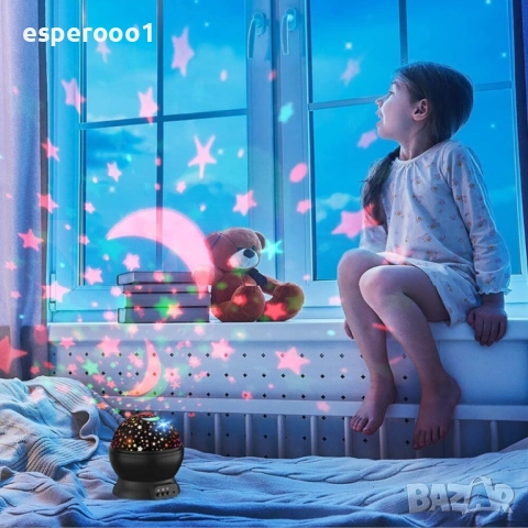 Нощна лампа детски планетариум, снимка 5 - Детски нощни лампи - 51634310