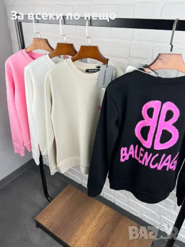 Дамска ватирана блуза Balenciaga - Налични различни цветове Код LFS140, снимка 3 - Блузи с дълъг ръкав и пуловери - 47685753