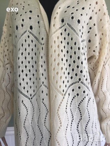 Дълга жилетка, Екрю жилетка, Дамска жилетка, снимка 4 - Жилетки - 43255574