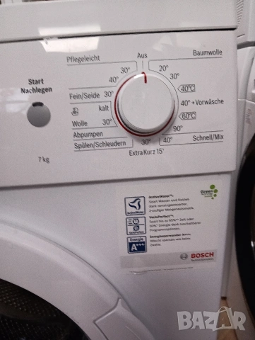 Пералня Бош Bosch Maxx 7 A+++ 7кг Made in Germany 2 години Гаранция!, снимка 8 - Перални - 53363563