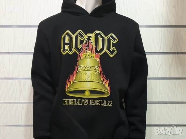 Нов мъжки суичър с дигитален печат АC/DC - HELL'S BELLS, снимка 9 - Суичъри - 27635230