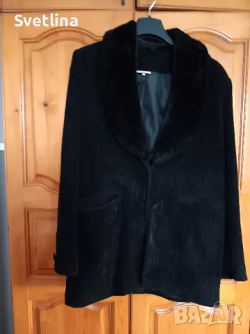 дамско сако с блестящи нишки-ХЛ, снимка 4 - Якета - 48151422