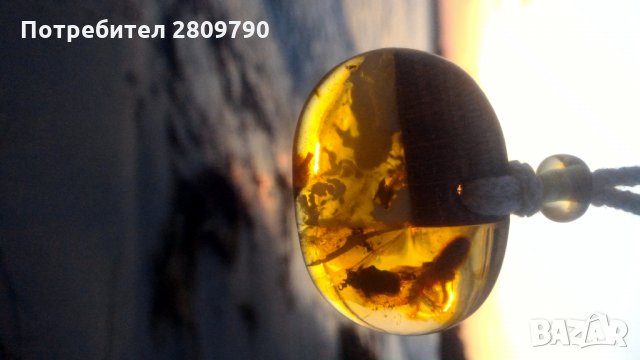 Ръчно изработена висулка от кехлибар, повдигаща настроението / Handmade amber pendant, uplifting, снимка 7 - Колиета, медальони, синджири - 33491485